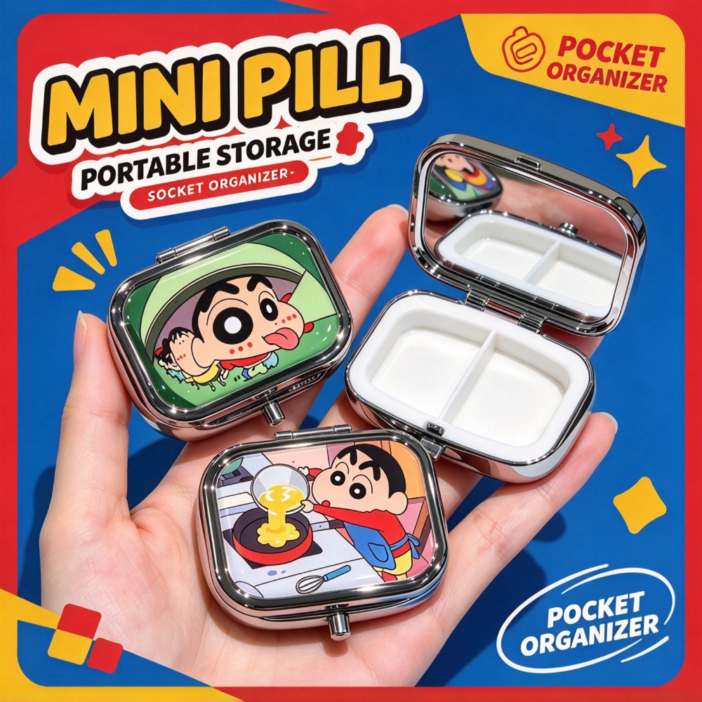 Case Fan - Crayon Shin-chan Mini versiegelte Metalldose, feuchtigkeitsbeständige