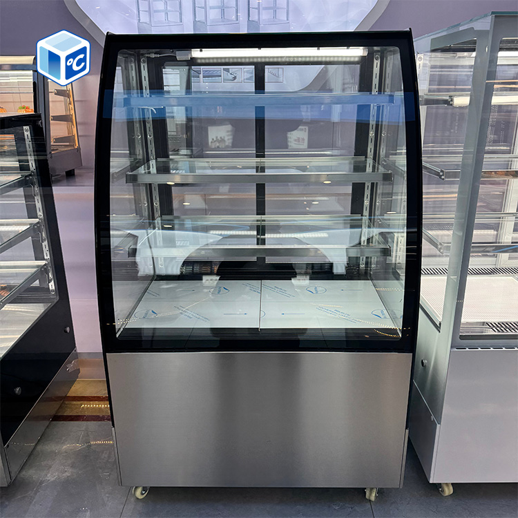 Case Fan - 2-stufige gewerbliche Kuchenkühlvitrine mit Ventilator-Kühlung, R290,