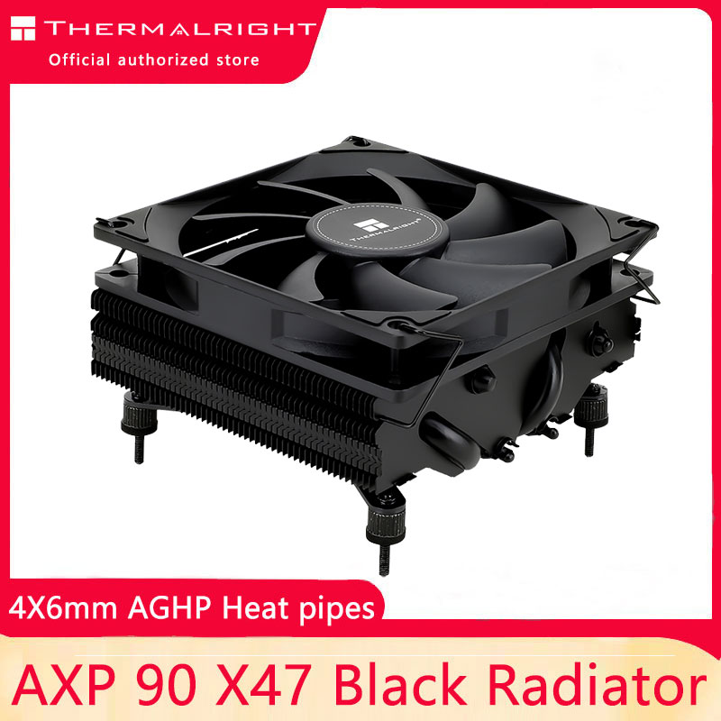 Air Cooler Cpu - Thermalright AXP90-X47 Low-Profile-CPU-Luftkühler mit altem 90-mm-PWM-Lüfter