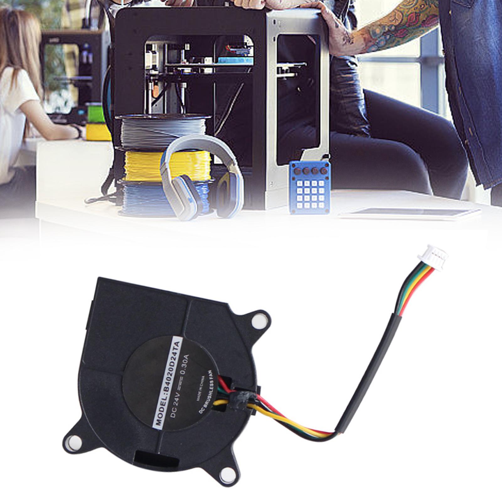 Heatsink - 24V Kühlgebläse 4020 Bürstenloser Motor Hochgeschwindigkeits-Geräuscharmer