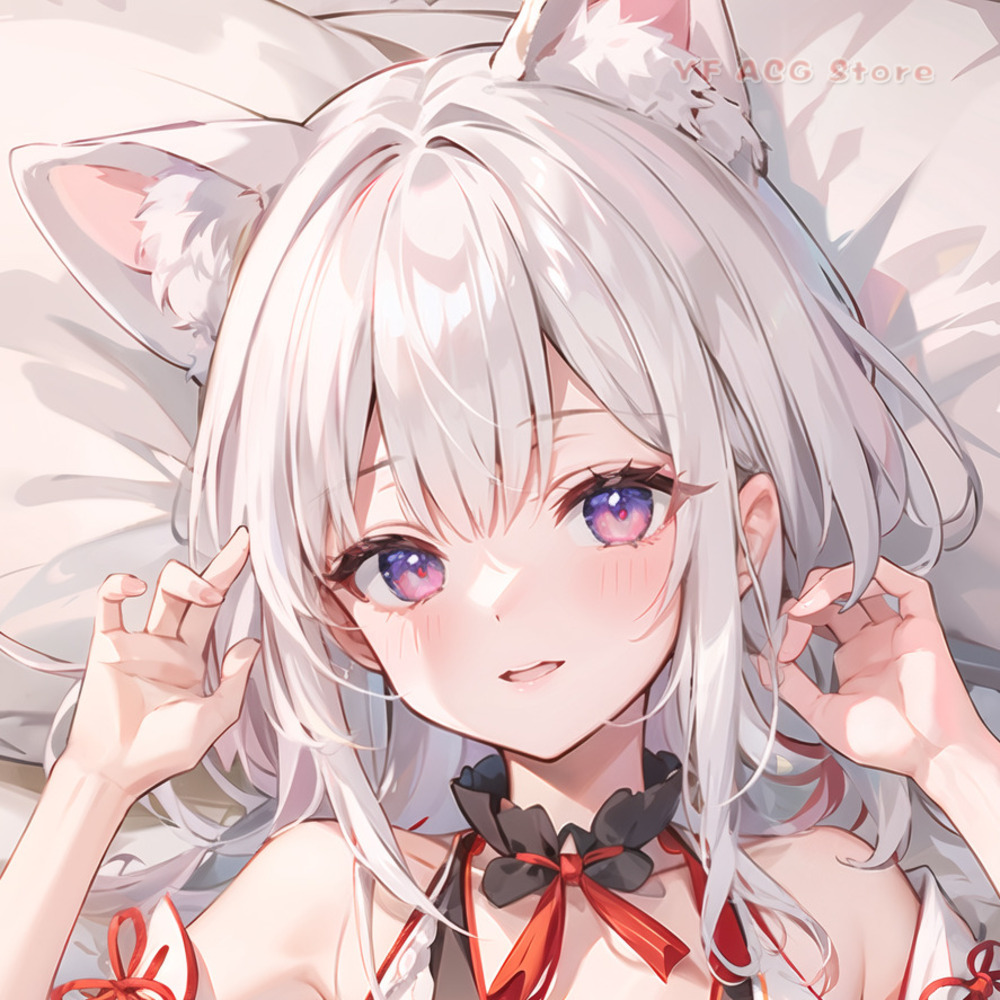 Case Fan - Azur Lane Yukikaze Dakimakura-Bezug, doppelseitiger HD-Druck,
