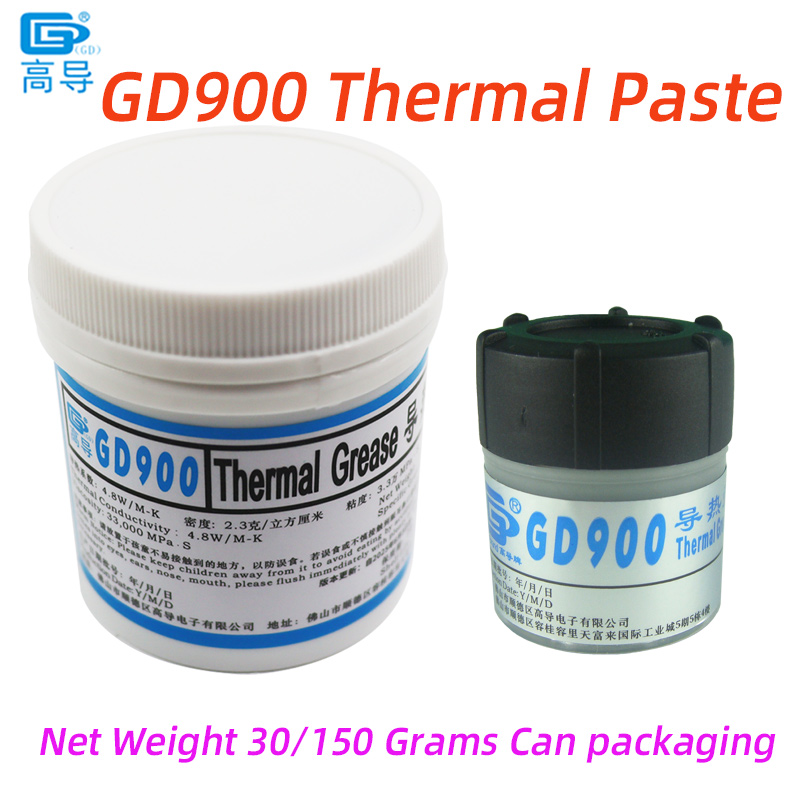 Thermal Paste - Nettogewicht 30/150 Gramm Dosenverpackung Graue GD900