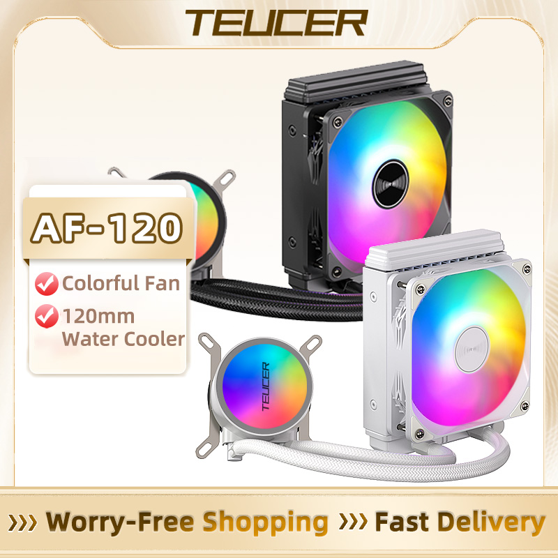 Aio Liquid Cooler - TEUCER AF-120 Wasserkühler 12 cm RGB-Lüfterprozessor