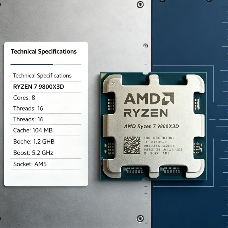 Gaming-Prozessor R7 9800X3D X3 – Cpu Fan Bewertung und Preis