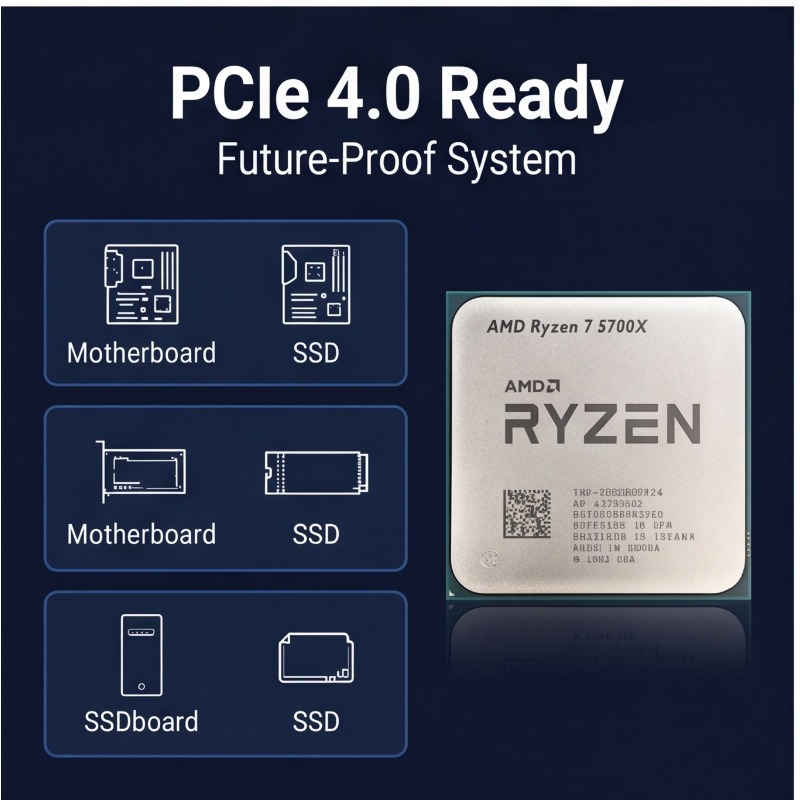 AMD Ryzen 7 5700X Prozessor fü – Cpu Fan Bewertung und Preis