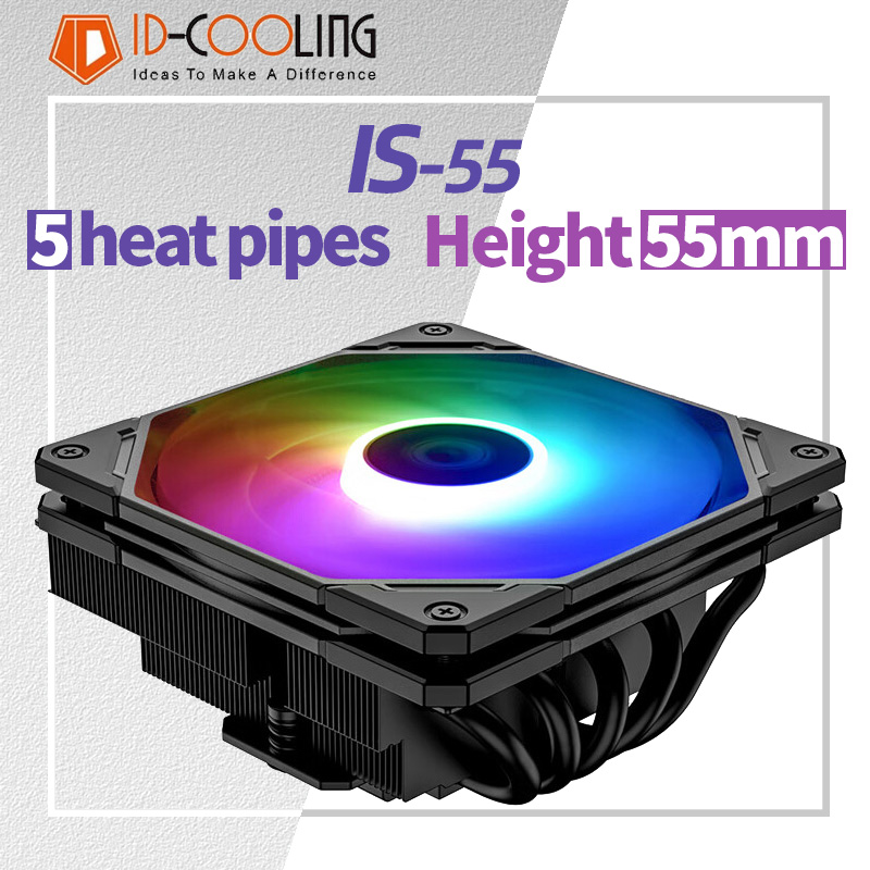 ID-COOLING IS-55 5Heatpipe CPU – Air Cooler Cpu Bewertung und Preis